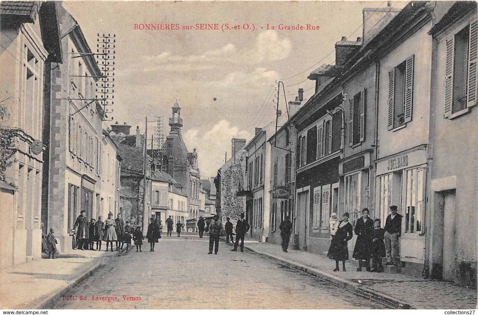 78-BONNIERES-SUR-SEINE- LA GRAND RUE - Bonnieres Sur Seine