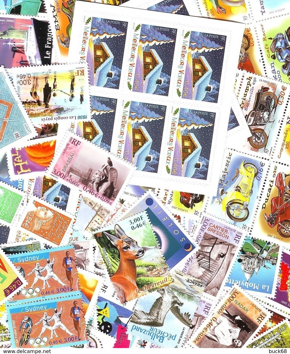 FRANCE Lot Timbres Neufs ** 100 Euros Faciale à - 40% Port Réduit Envoi Suivi [GR] - Colecciones Completas