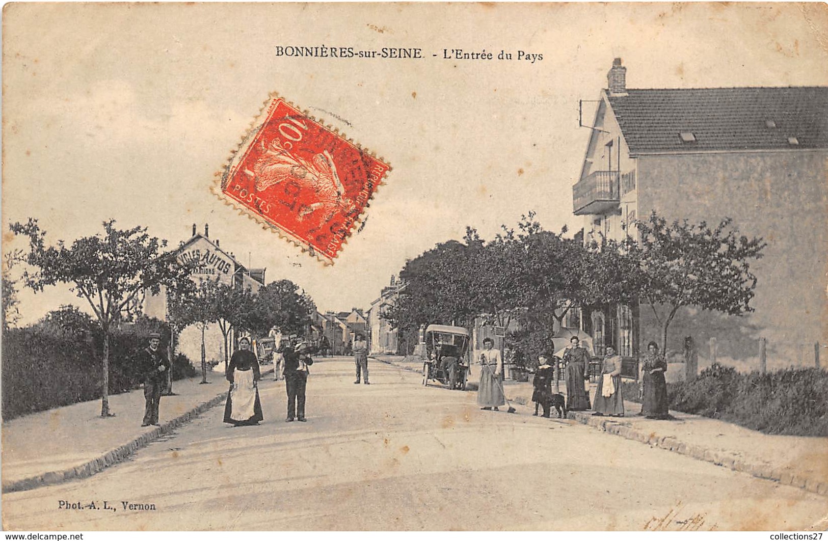 78-BONNIERES-SUR-SEINE-L'ENTREE DU PAYS - Bonnieres Sur Seine