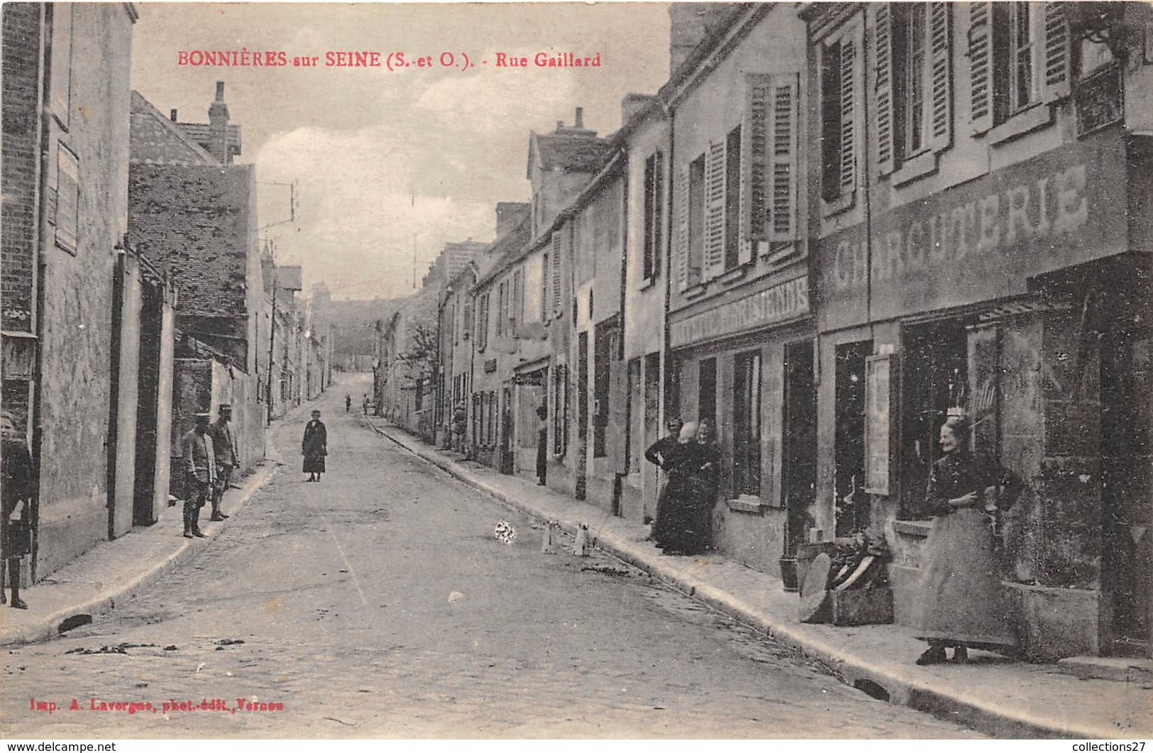 78-BONNIERES-SUR-SEINE -RUE GAILLARD - Bonnieres Sur Seine