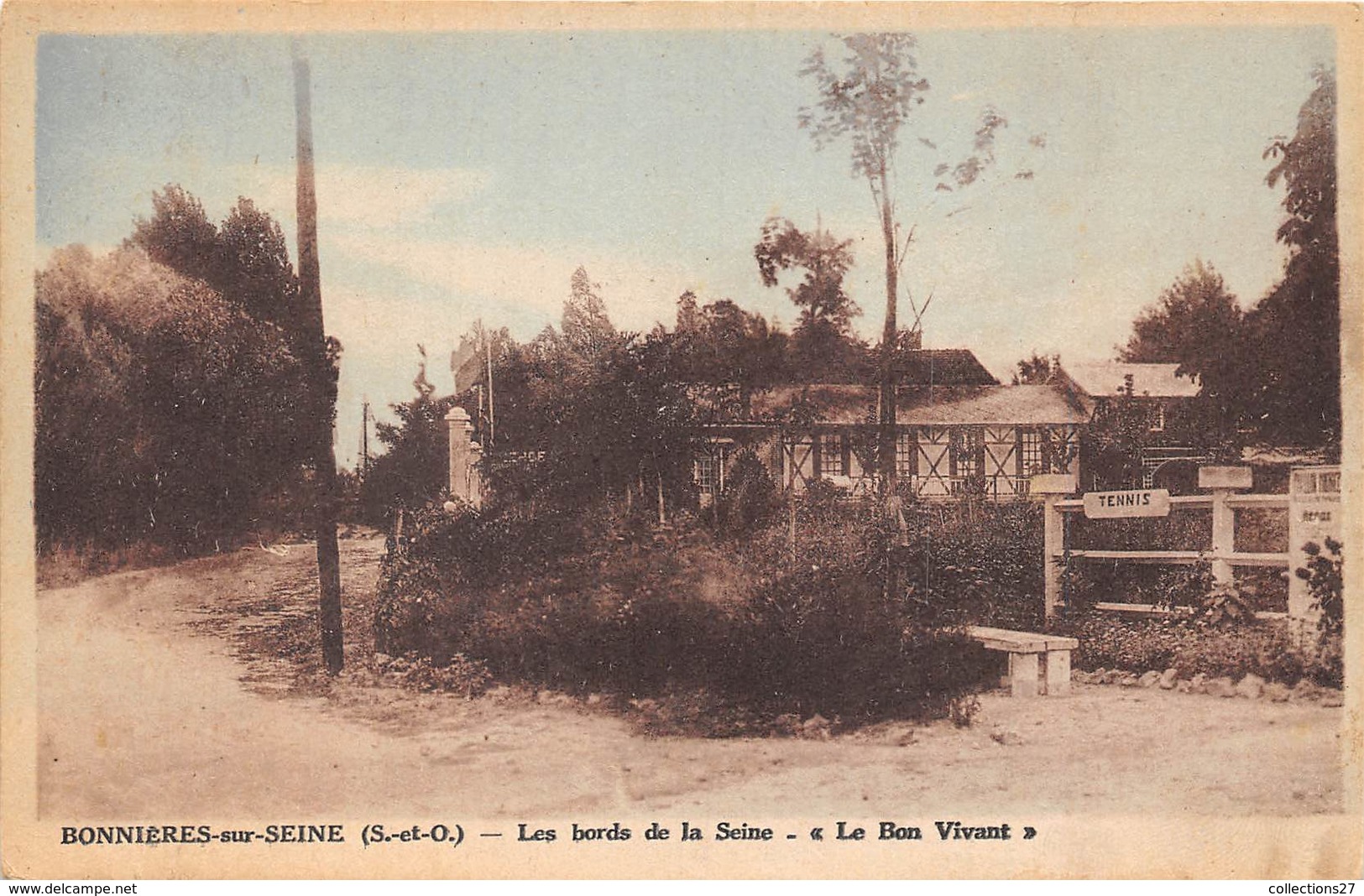 78-BONNIERES-SUR-SEINE - LES BORDS DE LA SEINE, LE BON VIVANT - Bonnieres Sur Seine