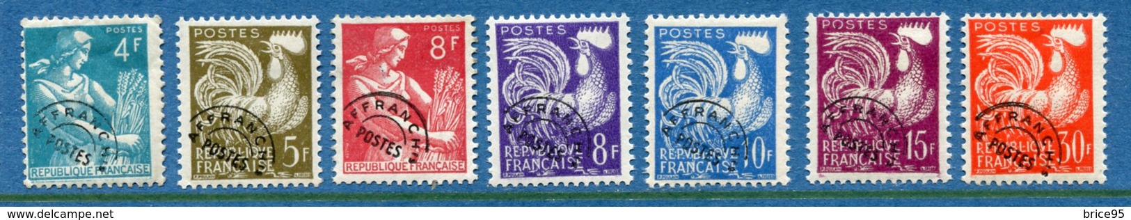 France - Préoblitérés - YT N° 106 à 118 - Série Incomplète  - Neuf Avec Et Sans Charnière Et Sans Gomme - 1953 à 1959 - 1953-1960