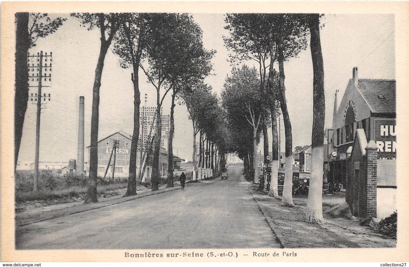 78-BONNIERES-SUR-SEINE - ROUTE DE PARIS - Bonnieres Sur Seine