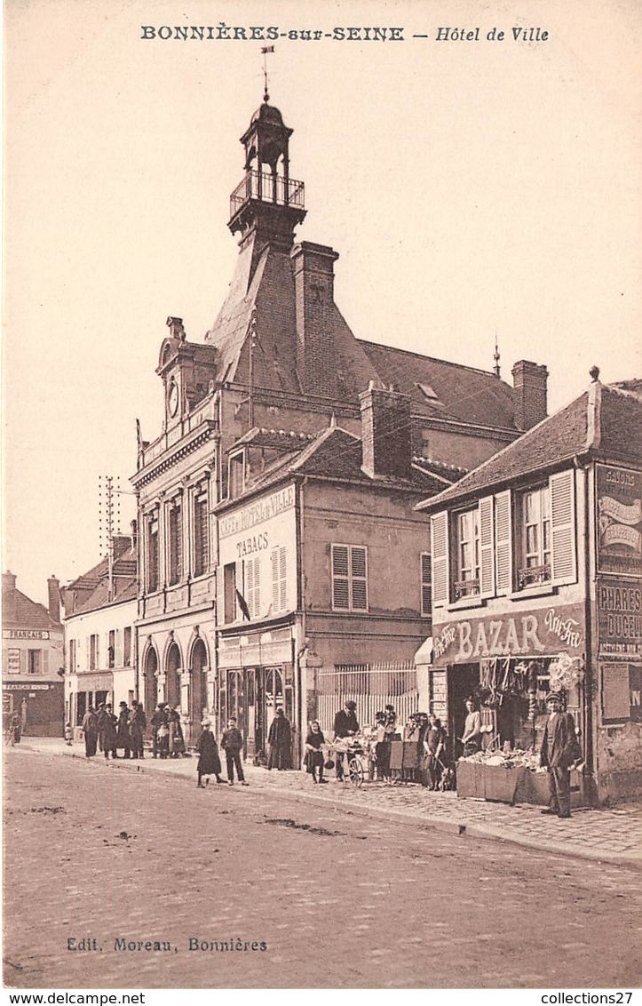 78-BONNIERES-SUR-SEINE - L'HÔTEL DE VILLE - Bonnieres Sur Seine