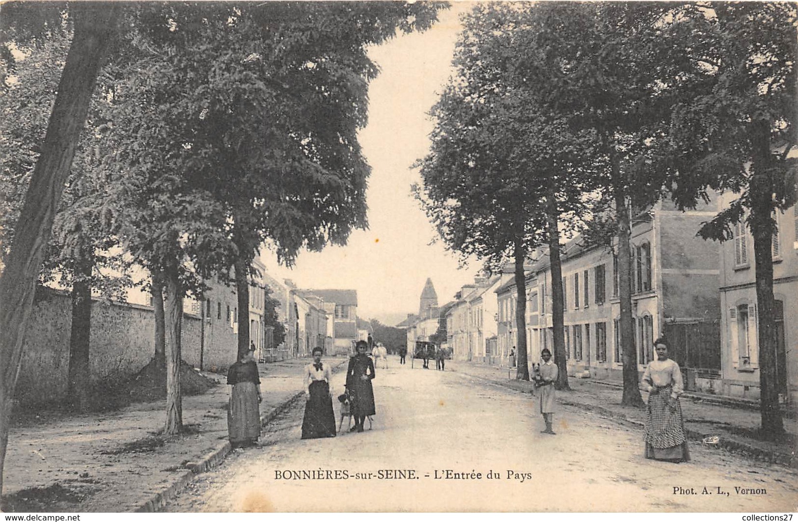 78-BONNIERES-SUR-SEINE - L'ENTREE DU PAYS - Bonnieres Sur Seine