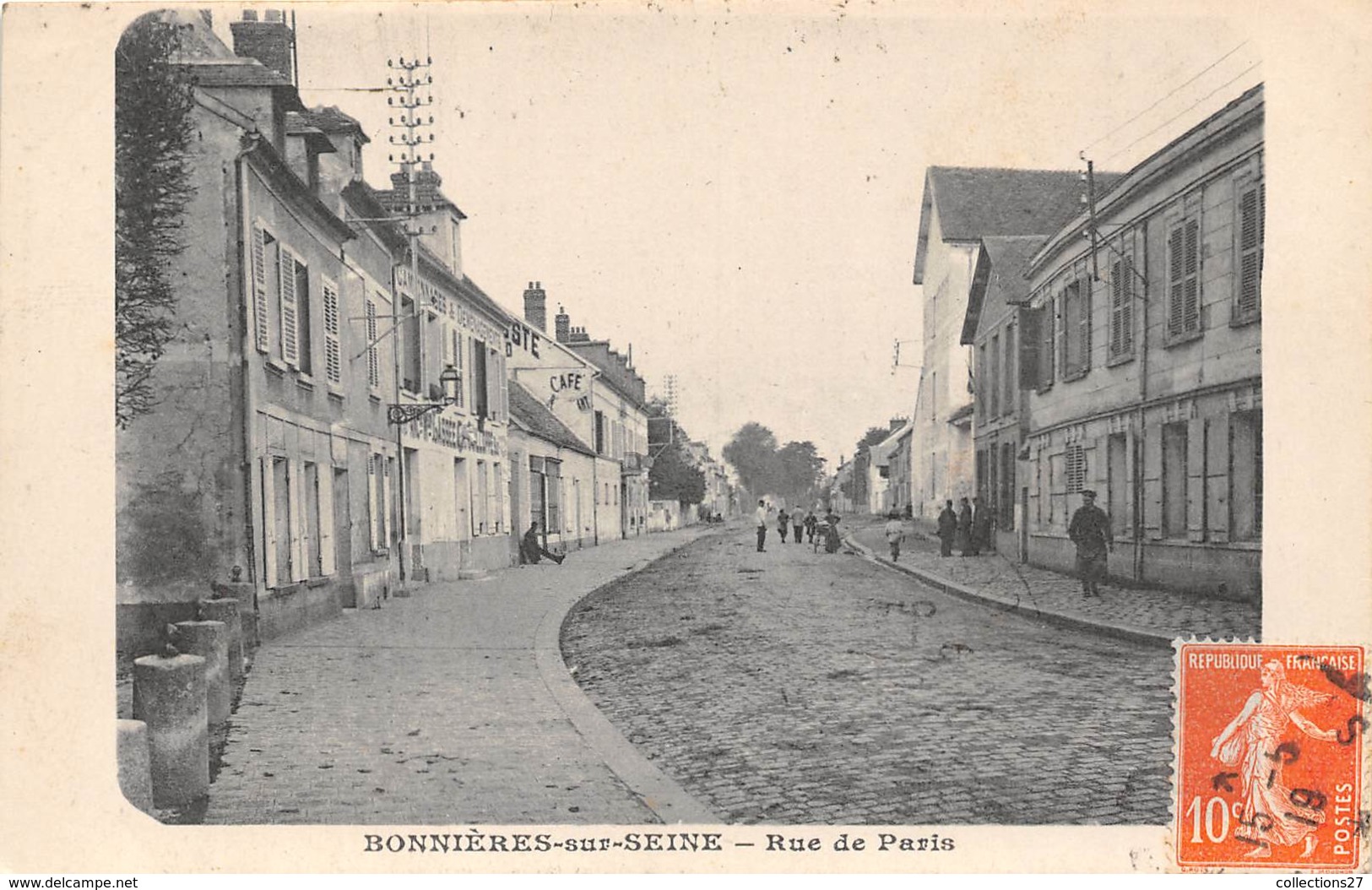 78-BONNIERES-SUR-SEINE - RUE DE PARIS - Bonnieres Sur Seine