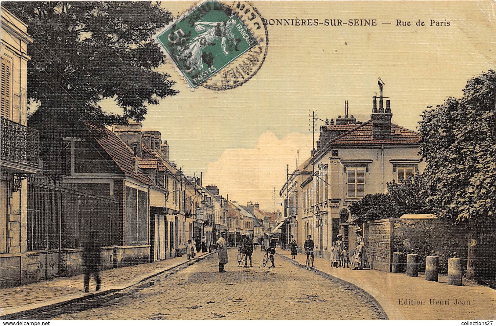 78-BONNIERES-SUR-SEINE - RUE DE PARIS - Bonnieres Sur Seine