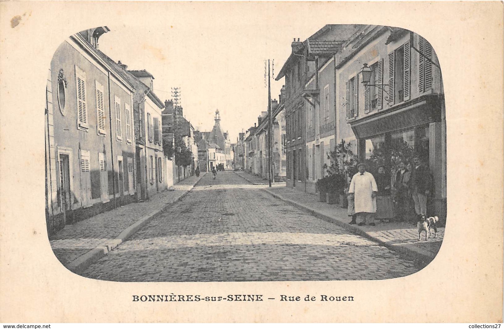 78-BONNIERES-SUR-SEINE - RUE DE ROUEN - Bonnieres Sur Seine