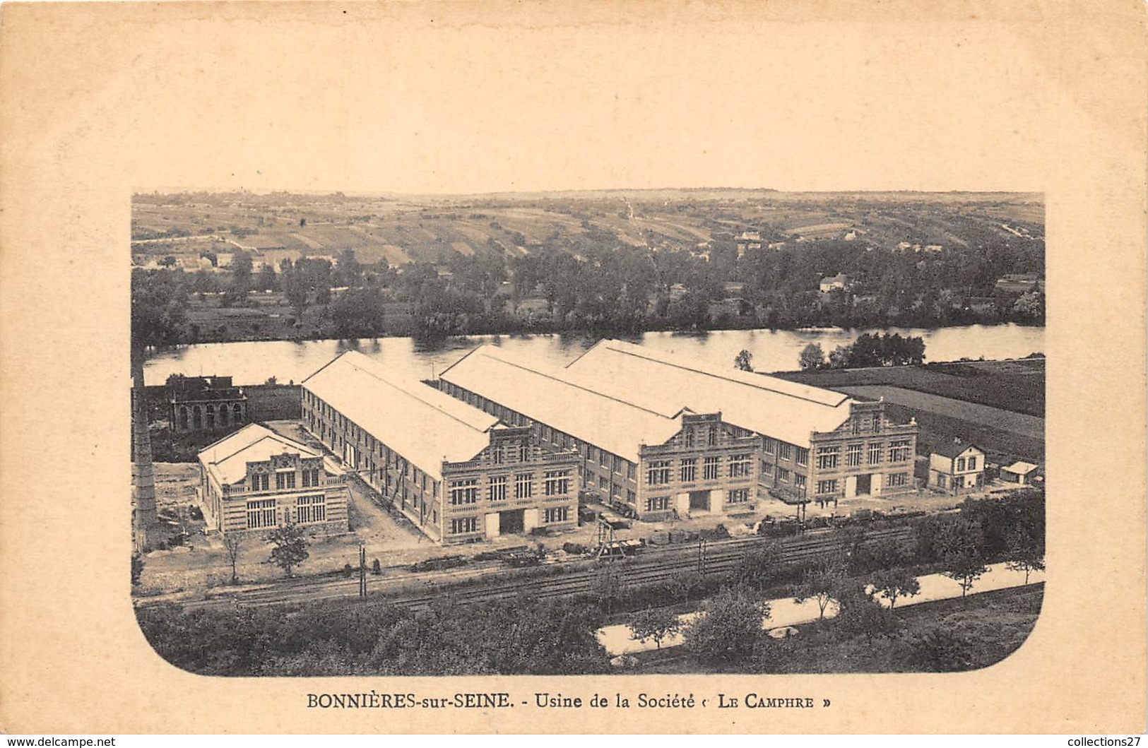 78-BONNIERES-SUR-SEINE - USINE DE LA SOCIETE " LE CAMPHRE " - Bonnieres Sur Seine