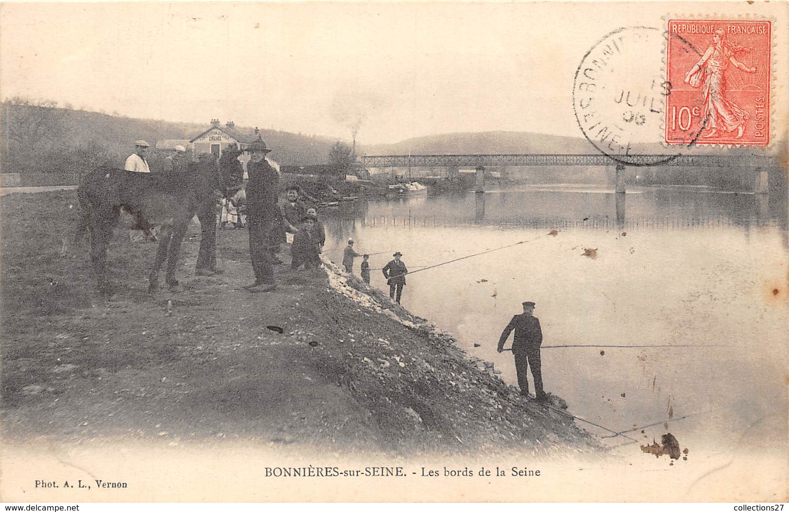 78-BONNIERES-SUR-SEINE - LES BORDS DE SEINE - Bonnieres Sur Seine
