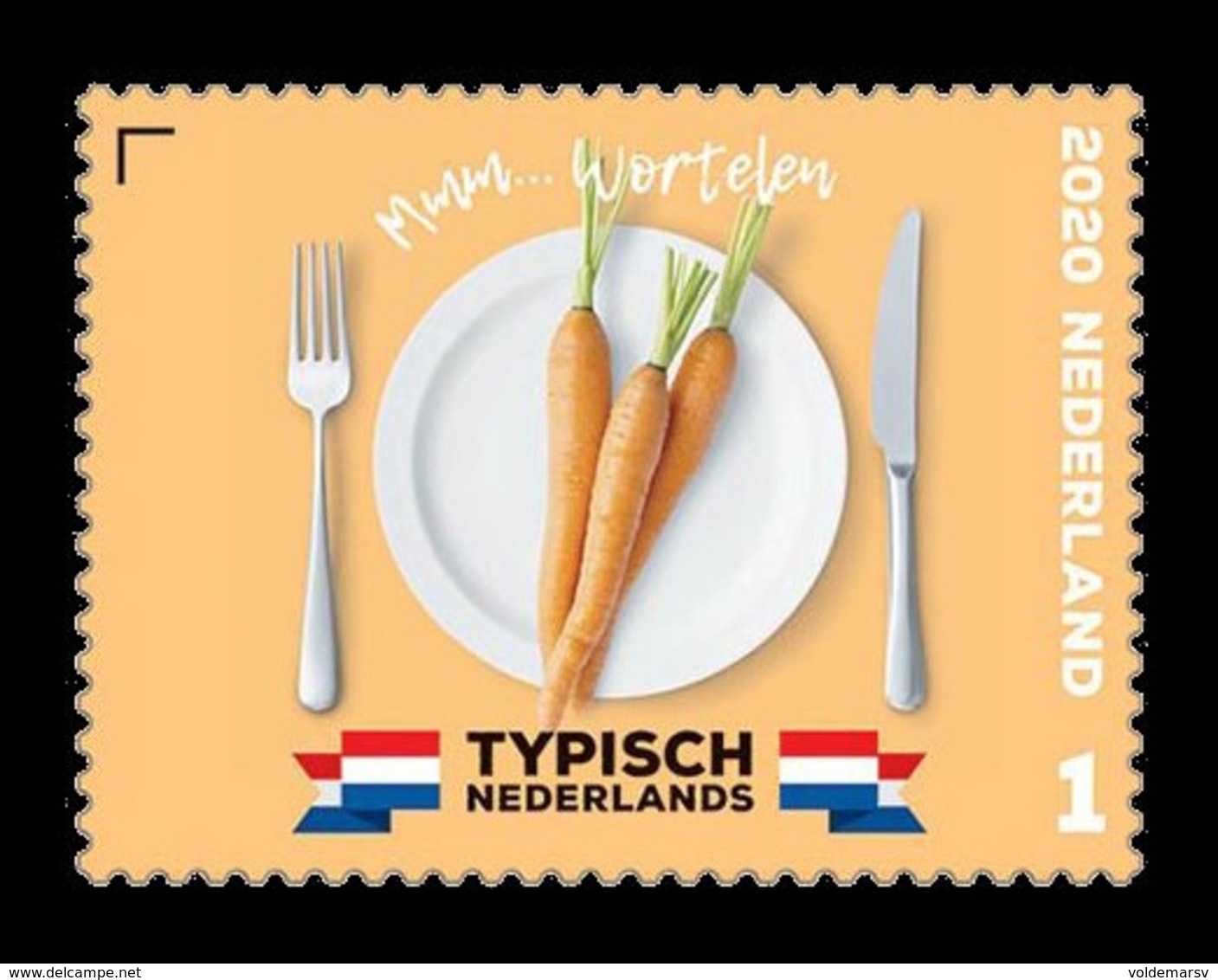 Netherlands 2020 Mih. 3906 Tipically Dutch. Gastronomy. Carrots MNH ** - Unused Stamps