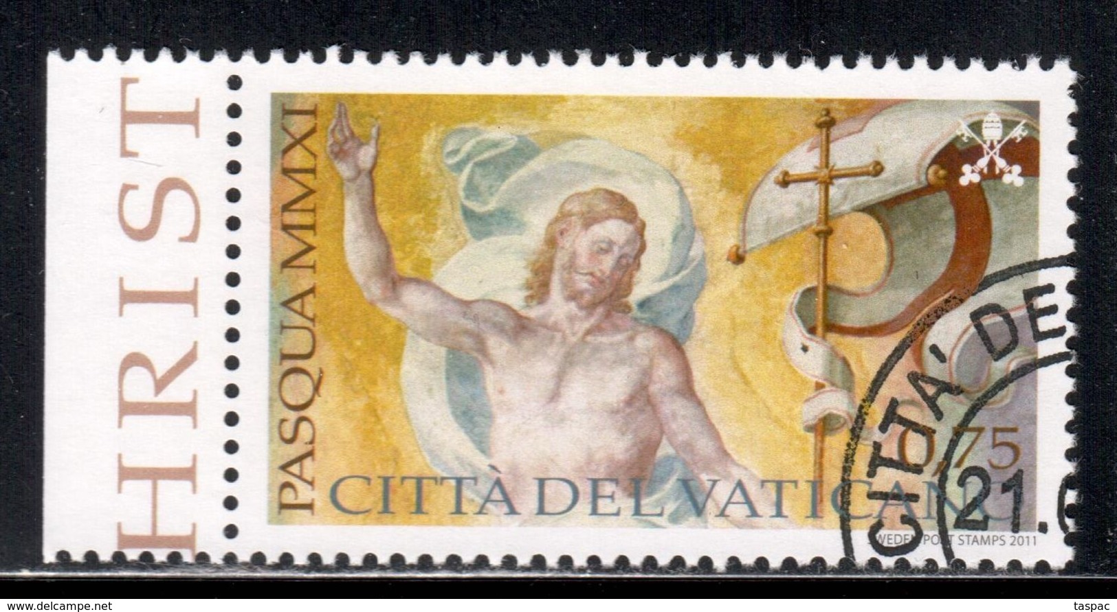 Vatican 2011 Mi# 1697 Used - Easter - Oblitérés