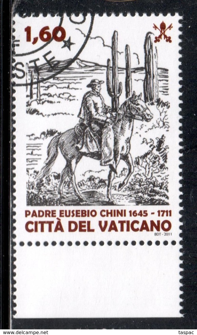 Vatican 2011 Mi# 1698 Used - Third Centenary Of Death Of Father E. Chini - Oblitérés