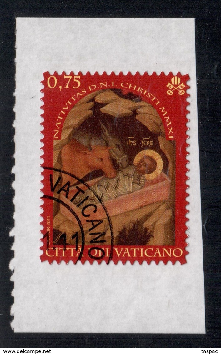 Vatican 2011 Mi# 1730 Used - Self-Adhesive - Christmas / Nativity - Gebraucht