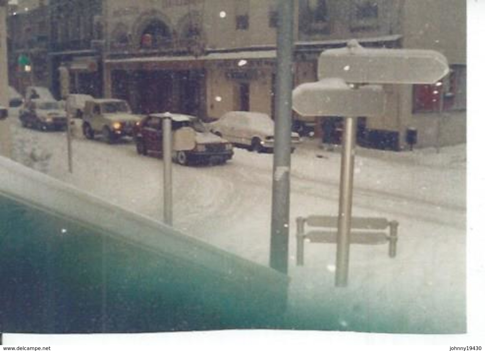 Photo  SETE SOUS LA NEIGE - RUE HONORE EUZET  (  ) CETTE - Sete (Cette)