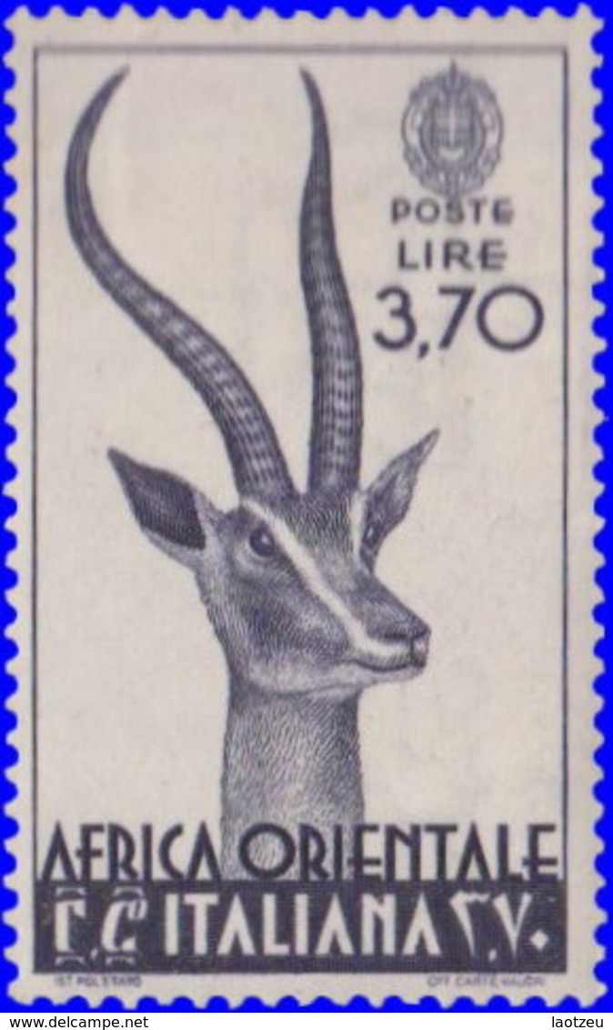 Afrique Orientale Italienne 1938. ~  YT 17** - Gazelle Dorcas - Africa Orientale Italiana