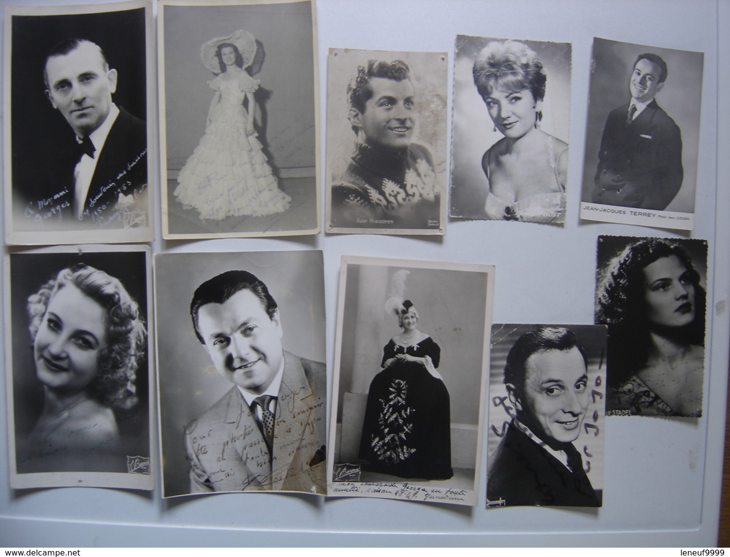 Lot 3 PHOTO Artistes Varietes Theatre Opera Spectacle Cabaret Music Hall DIJON - Célébrités