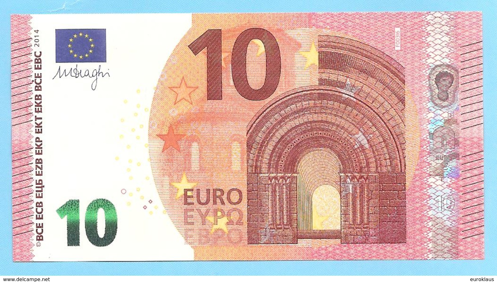 10 EURO F003I6 UNC - 10 Euro