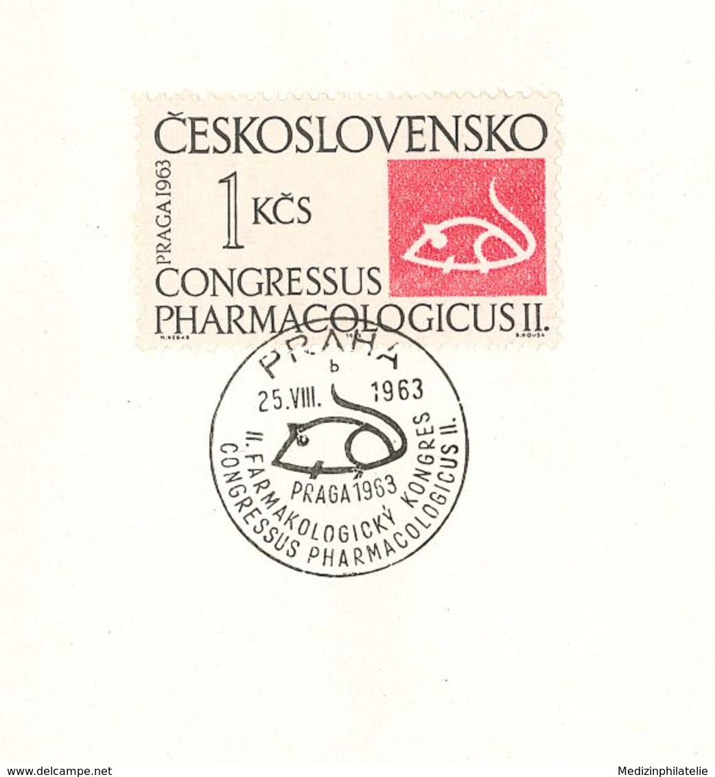 Congressus Pharmacologicus II. Praha Prag 1963 - Labor-Maus - Pharmazie