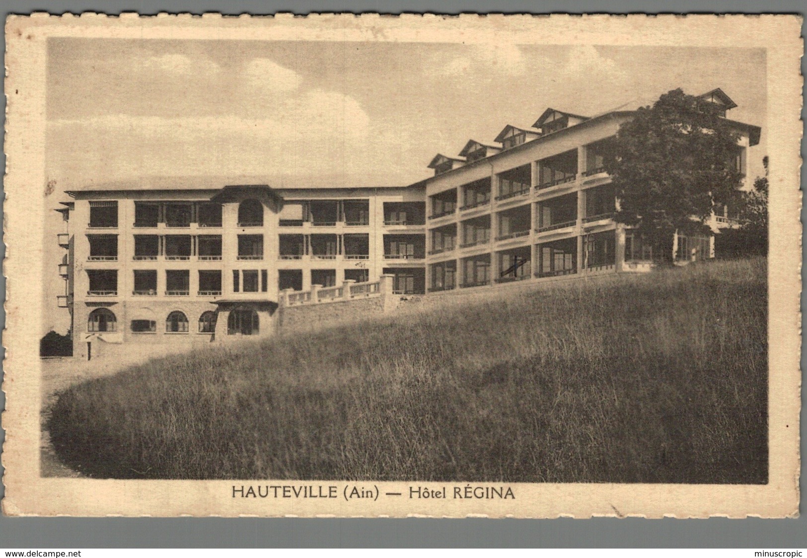 CPA 01 - Hauteville - Hôtel Régina - Hauteville-Lompnes