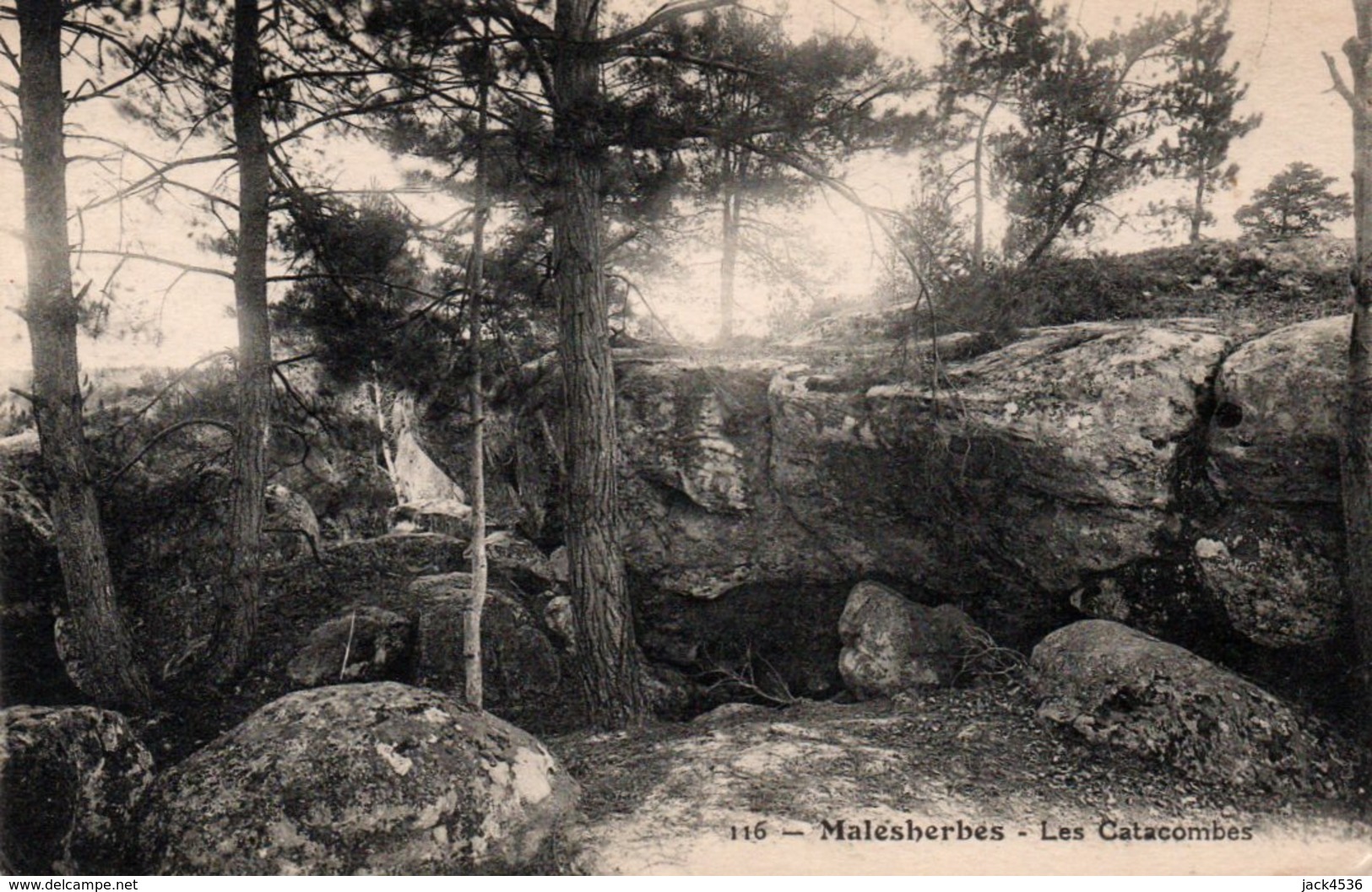 Carte Postale Ancienne - Non Circulé - Dép. 45 - MALESHERBES - Les Catacombes - Malesherbes