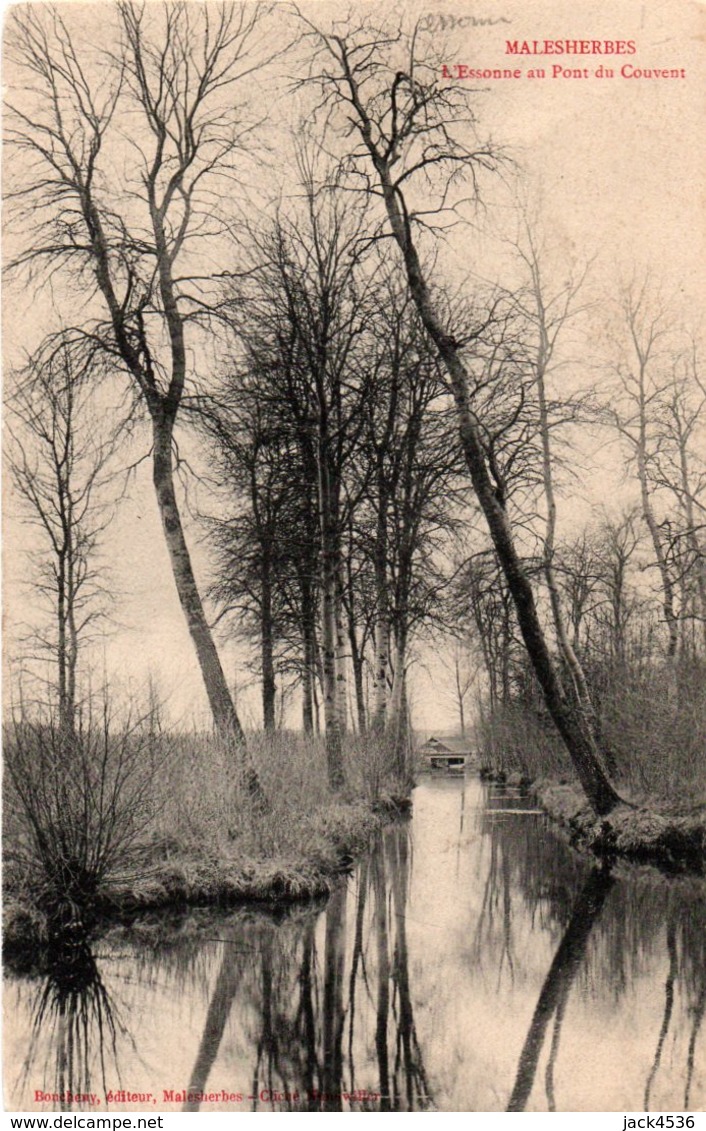 Carte Postale Ancienne - Non Circulé - Dép. 45 - MALESHERBES - L' ESSONNE Au Pont Du Couvent - Malesherbes