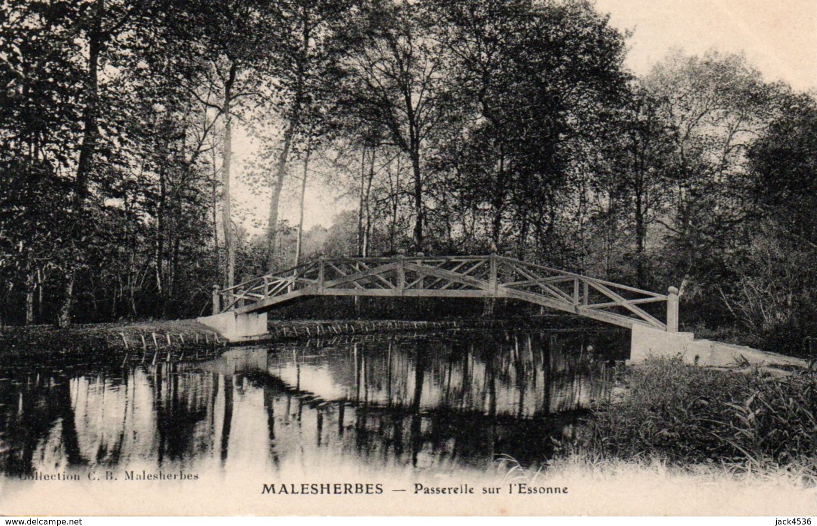 Carte Postale Ancienne - Non Circulé - Dép. 45 - MALESHERBES - Passerelle Sur L' ESSONNE - Malesherbes