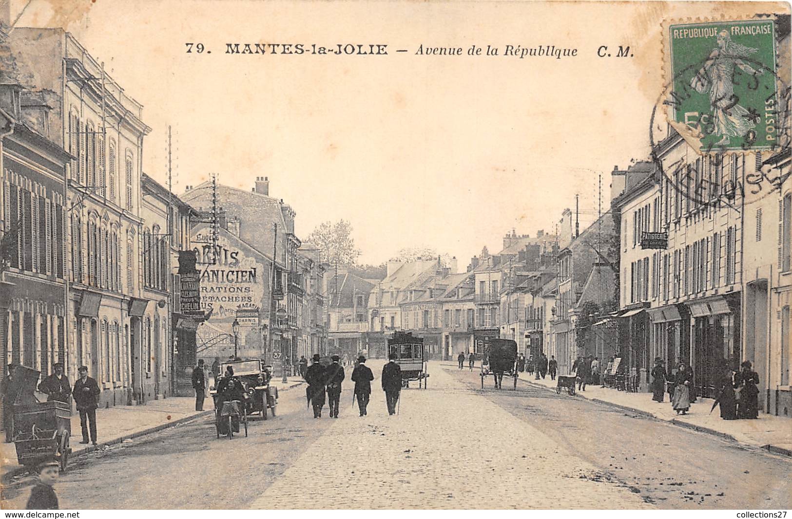 78-MANTES-LA-JOLIE- AVENUE DE LA REPUBLIQUE - Mantes La Jolie