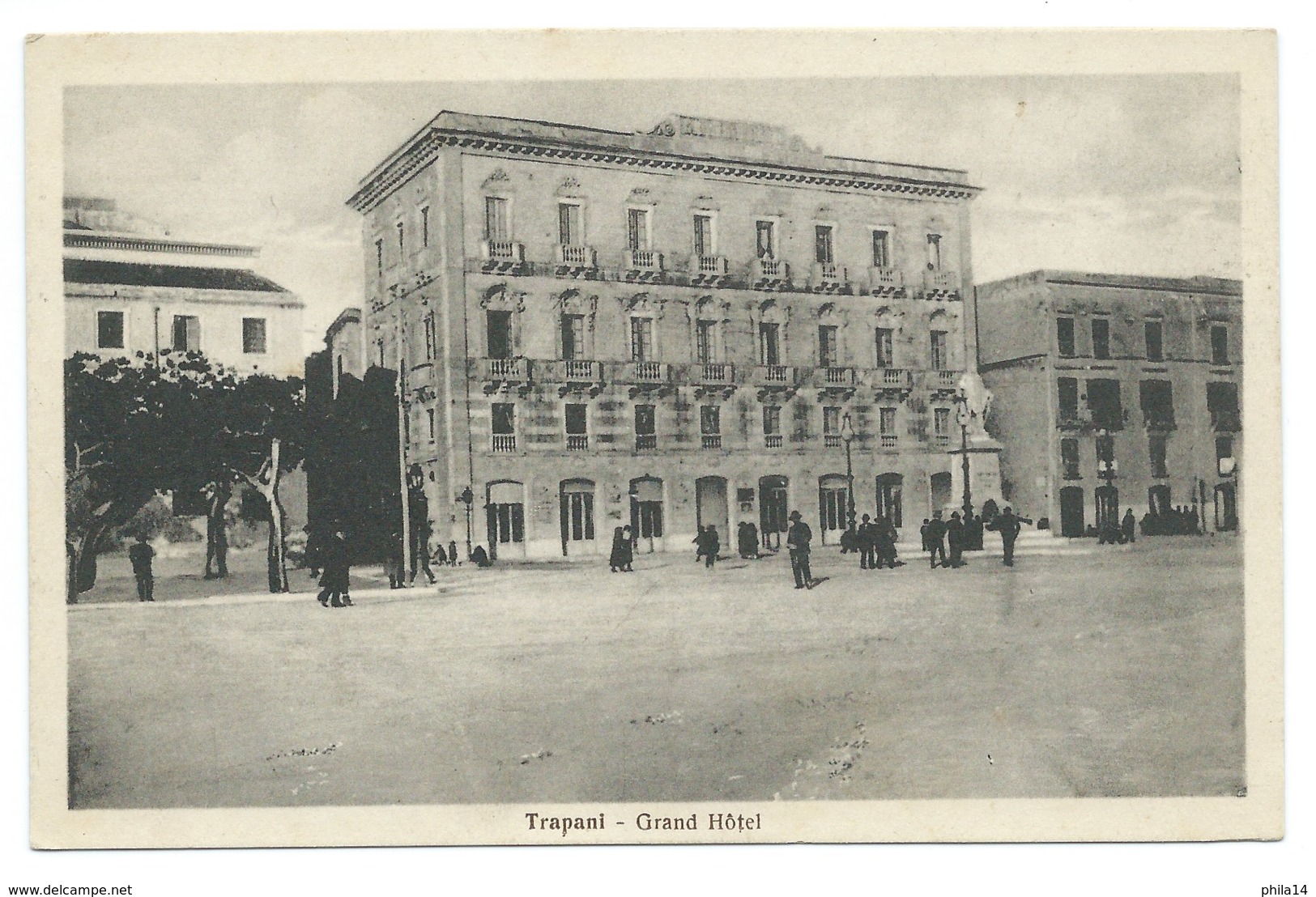 CARTE POSTALE ITALIE / TRAPANI GRAND HOTEL - Trapani