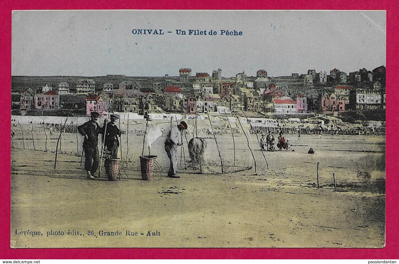 CPA Onival - Un Filet De Pêche - Onival