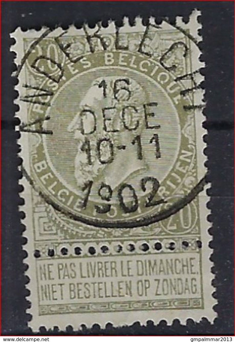 Nr. 59   Met Stempel ANDERLECHT  ; Staat Zie Scan ! - 1893-1900 Schmaler Bart