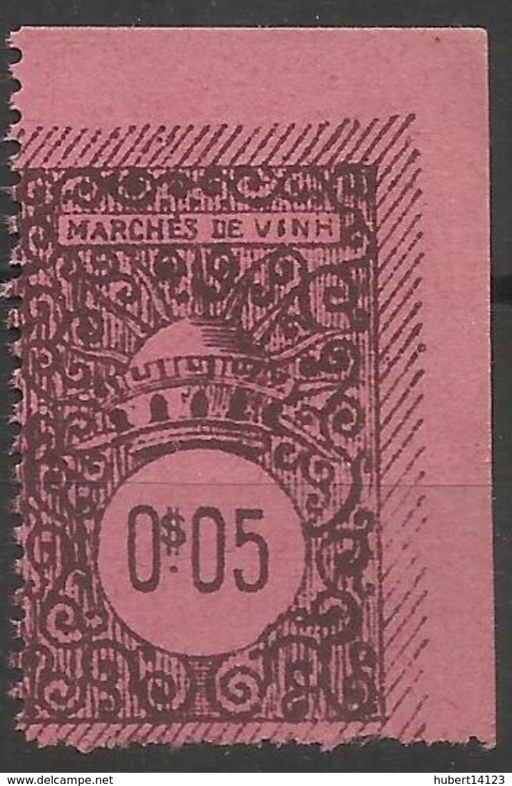 Indochine VIET NAM VIETNAM Marché De Vinh TIMBRE - FISCAL - POSTAL REVENUE - Altri & Non Classificati