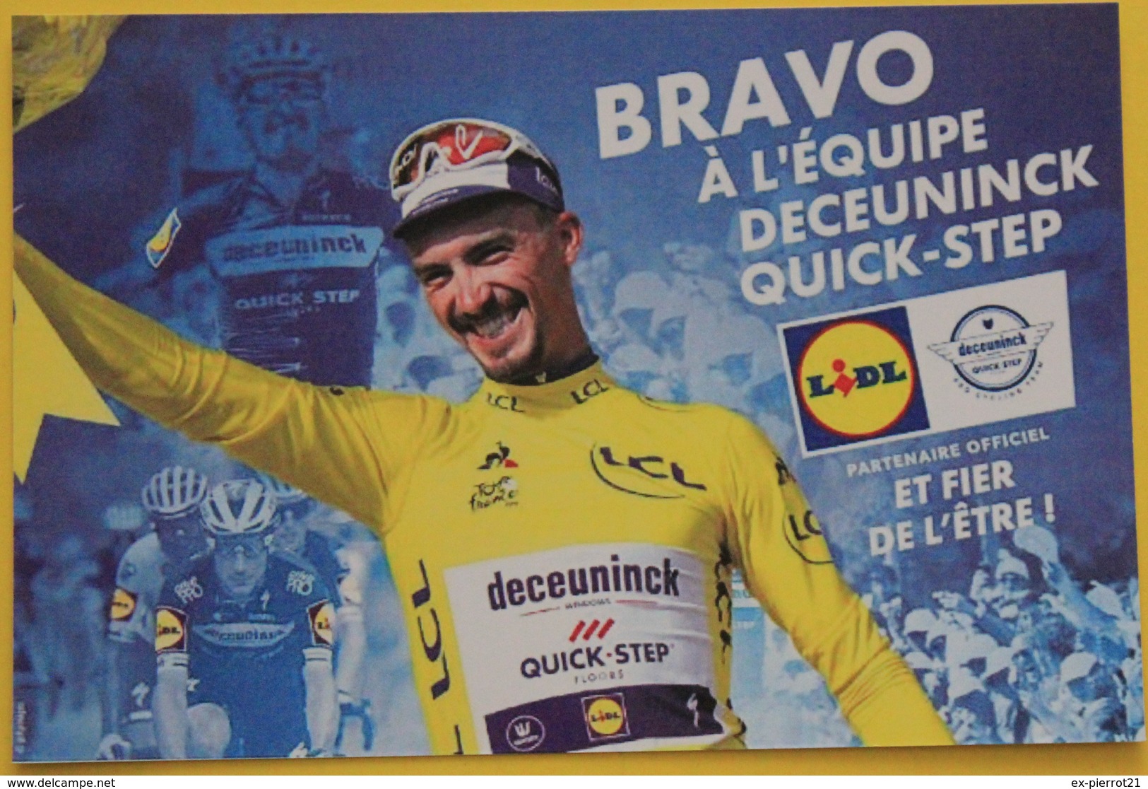 Cyclisme :  Tour De France , Julian Alaphilippe, Maillot Jaune - Wielrennen