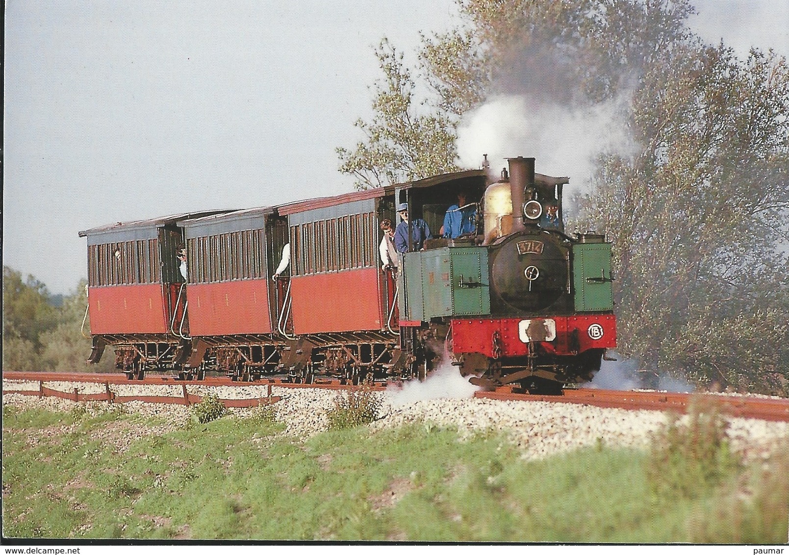 10x15   Chemin De Fer  De La Baie De La Somme     Gare De St Valery      Train      031TBUFFAUD   ROBATEL - Autres & Non Classés