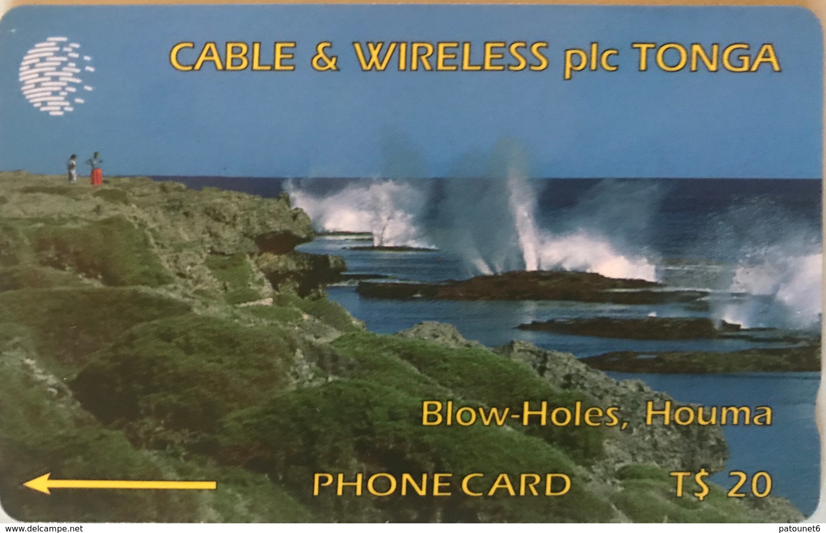 TONGA  -  Phonecards  - Cable § Wireless  - - Tonga