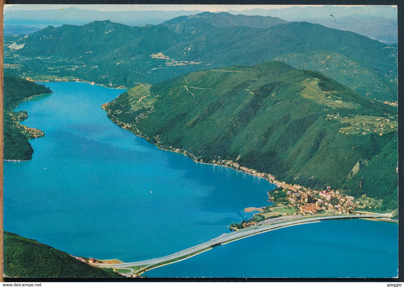 °°° 18995 - SVIZZERA - TI - PONTE DI MELIDE VISTO DALLA SIGHIGNOLA - 1982 With Stamps °°° - Melide