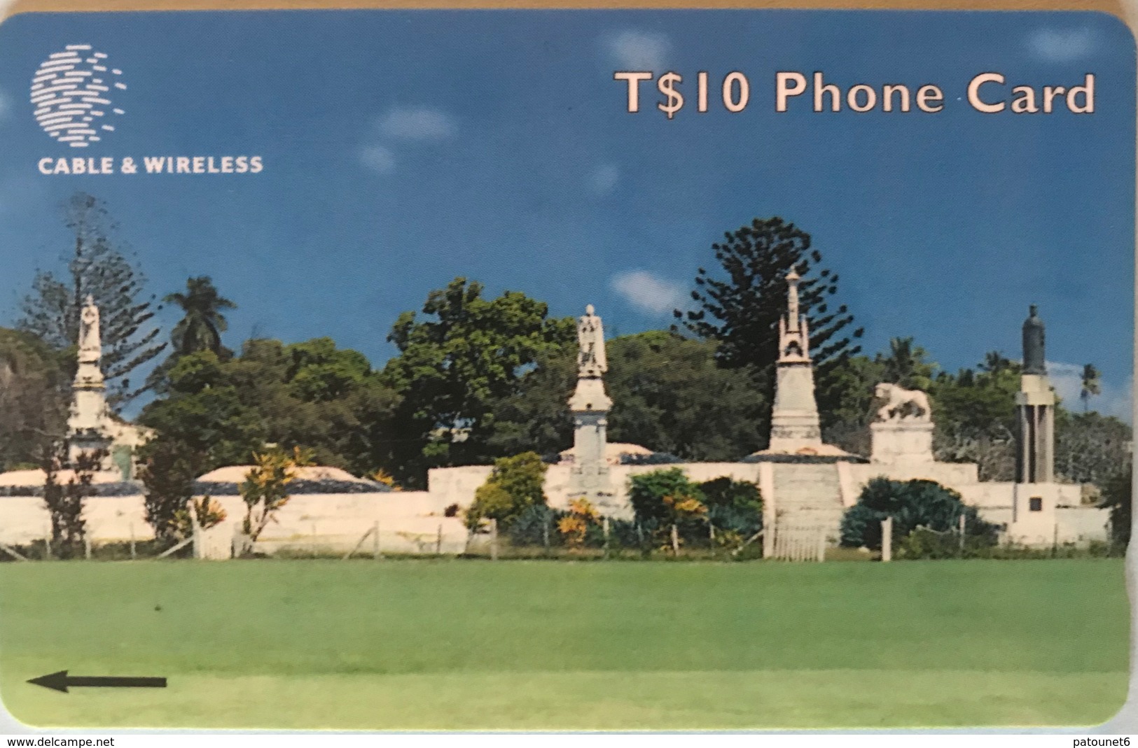 TONGA  -  Phonecards  - Cable § Wireless  - Nuku'alofa  -  T$10 - Tonga