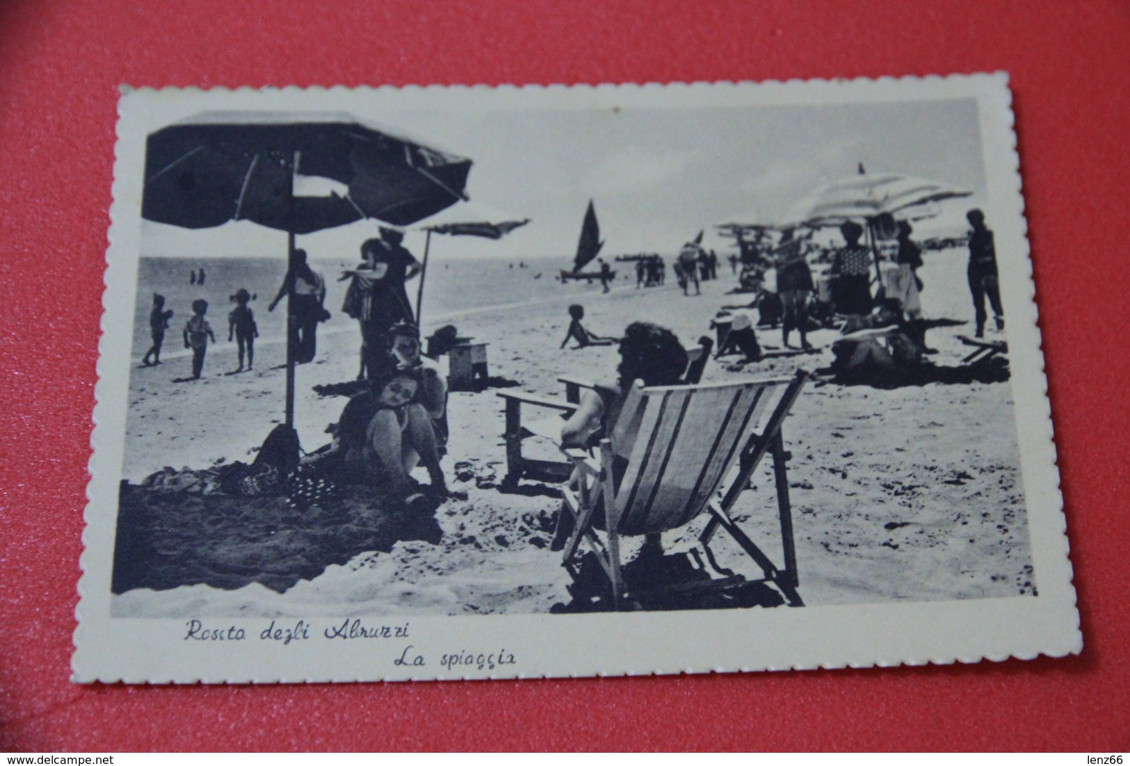 Teramo Roseto Degli Abruzzi La Spiaggia 1953 Ed. Santarelli - Teramo