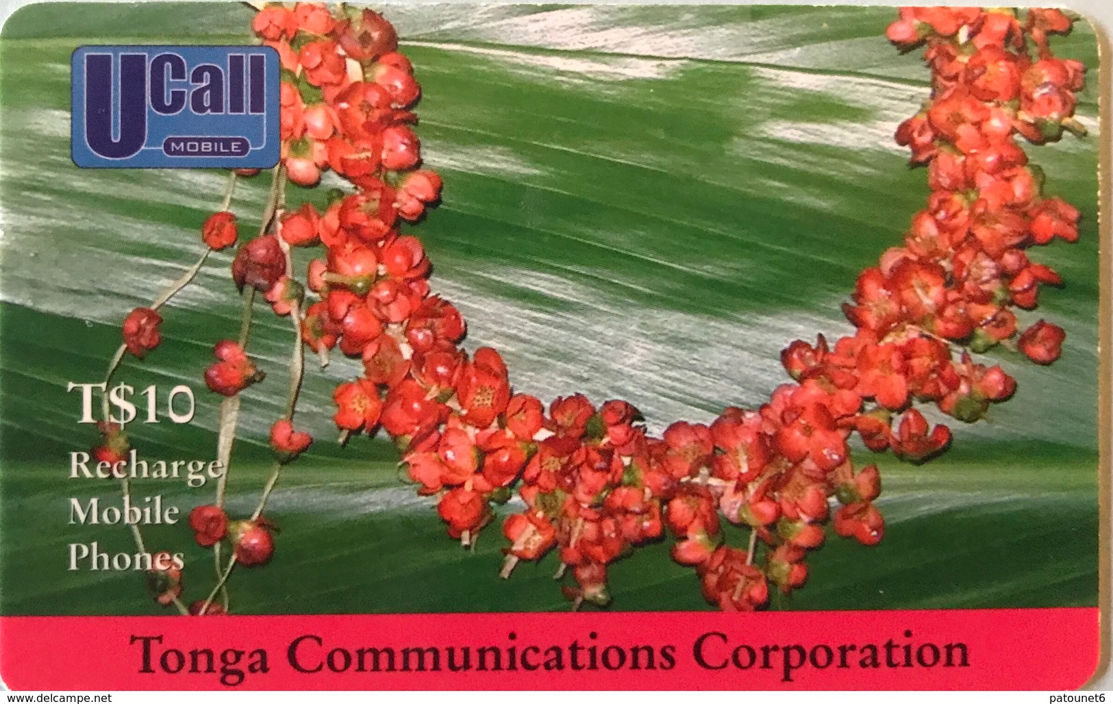 TONGA  -  Phonecard  - TCC - $10 - Tonga