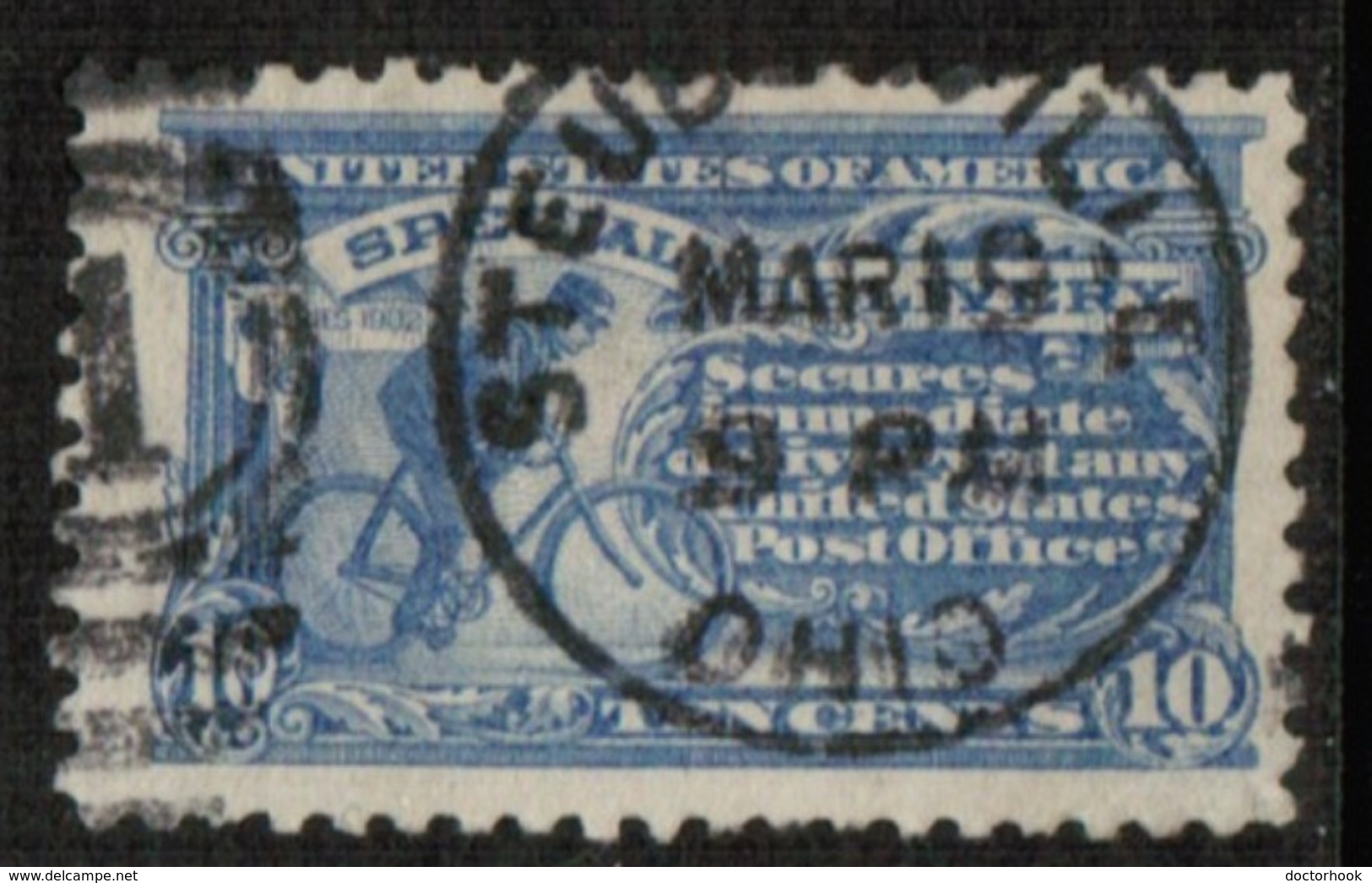 U.S.A.  Scott # E 10 VF USED (Stamp Scan # 600) - Express & Recomendados