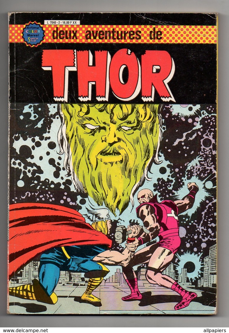 Thor Album N°2 Le Monde De L'au-delà - Thor Et Le Surfer D'argent De 1981 - Thor
