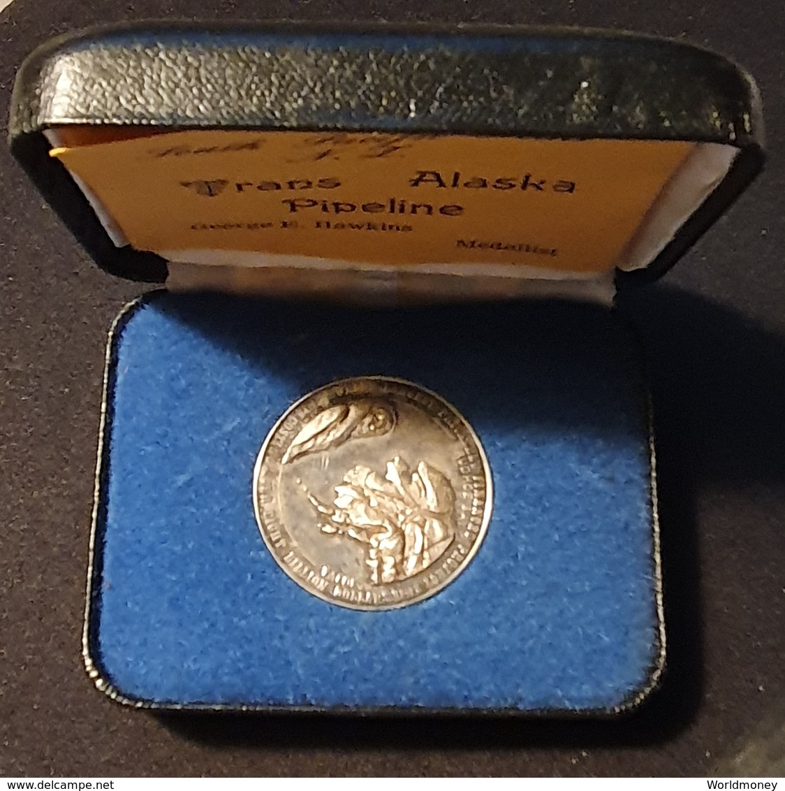 New Zealand - Trans Alaska Pipeline 1977 (silver) - Monete Allungate (penny Souvenirs)