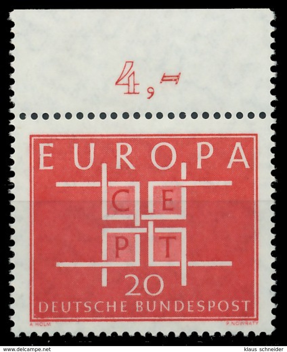 BRD BUND 1963 Nr 407 Postfrisch ORA X7EAD0A - Ungebraucht