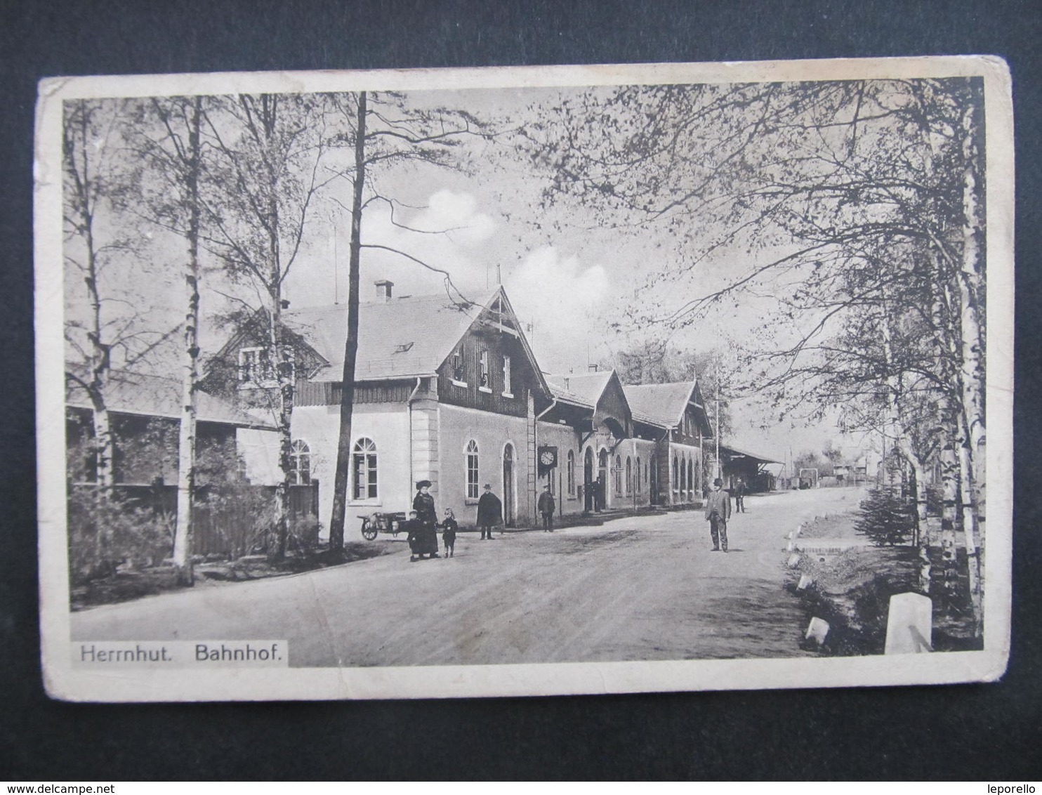 AK HERRNHUT Bahnhof Ca.1910 /// D*42565 - Herrnhut