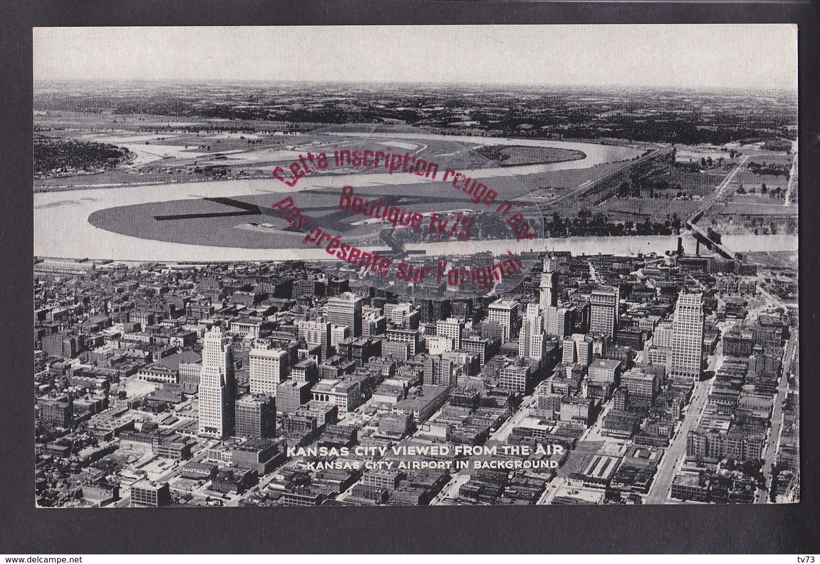 R124 - KANSAS CITY VIEWED From The Air - USA - Airport In Background - Kansas City – Kansas