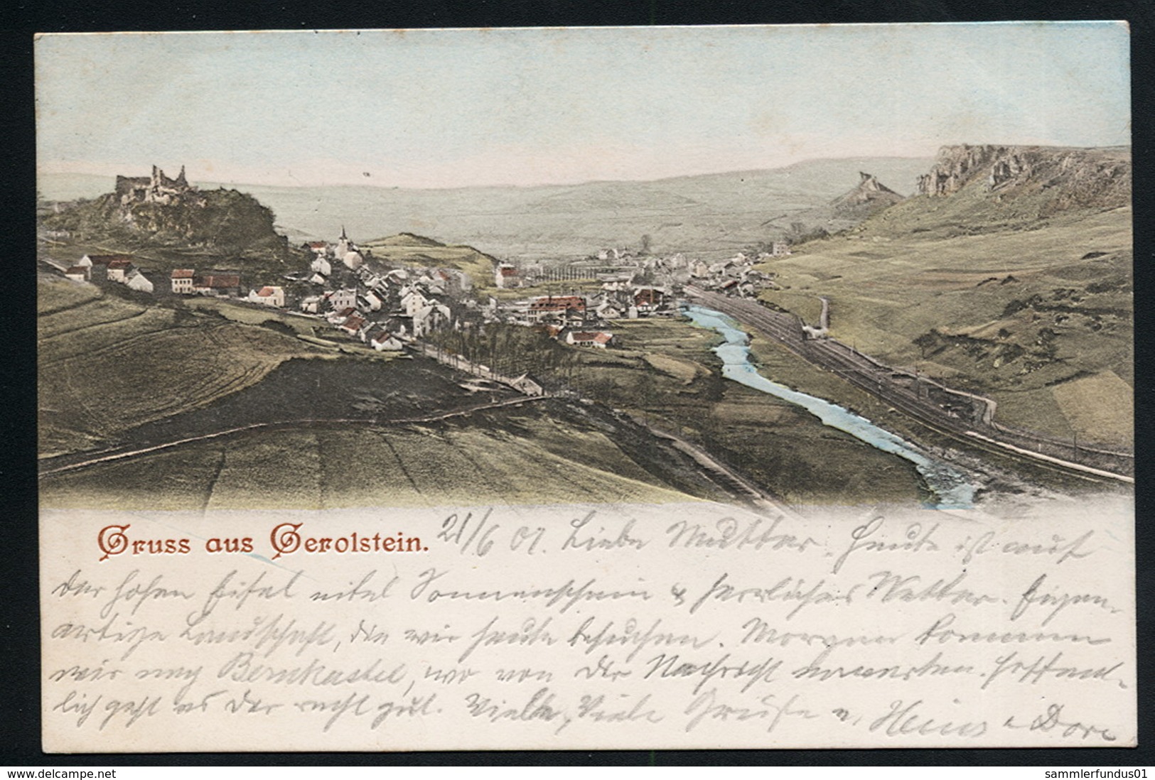 AK/CP  Gerolstein  Gel/circ 1901  Erhaltung/Cond. 2  Nr. 00963 - Gerolstein