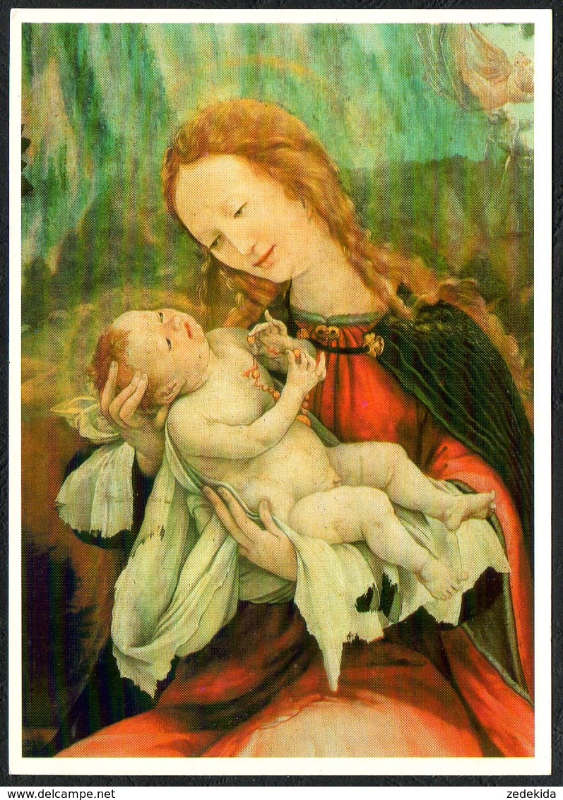 D3871 - TOP Matthias Grünewald Künstlerkarte - Maria Jesus - Krippe Weihnachtskrippe - Verlag Der Kunst Dresden - Altri & Non Classificati