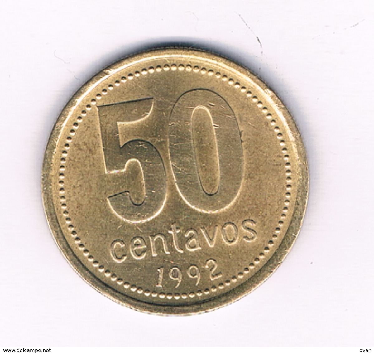 50 CENTAVOS 1992 ARGENTINIE /1704/ - Argentinië