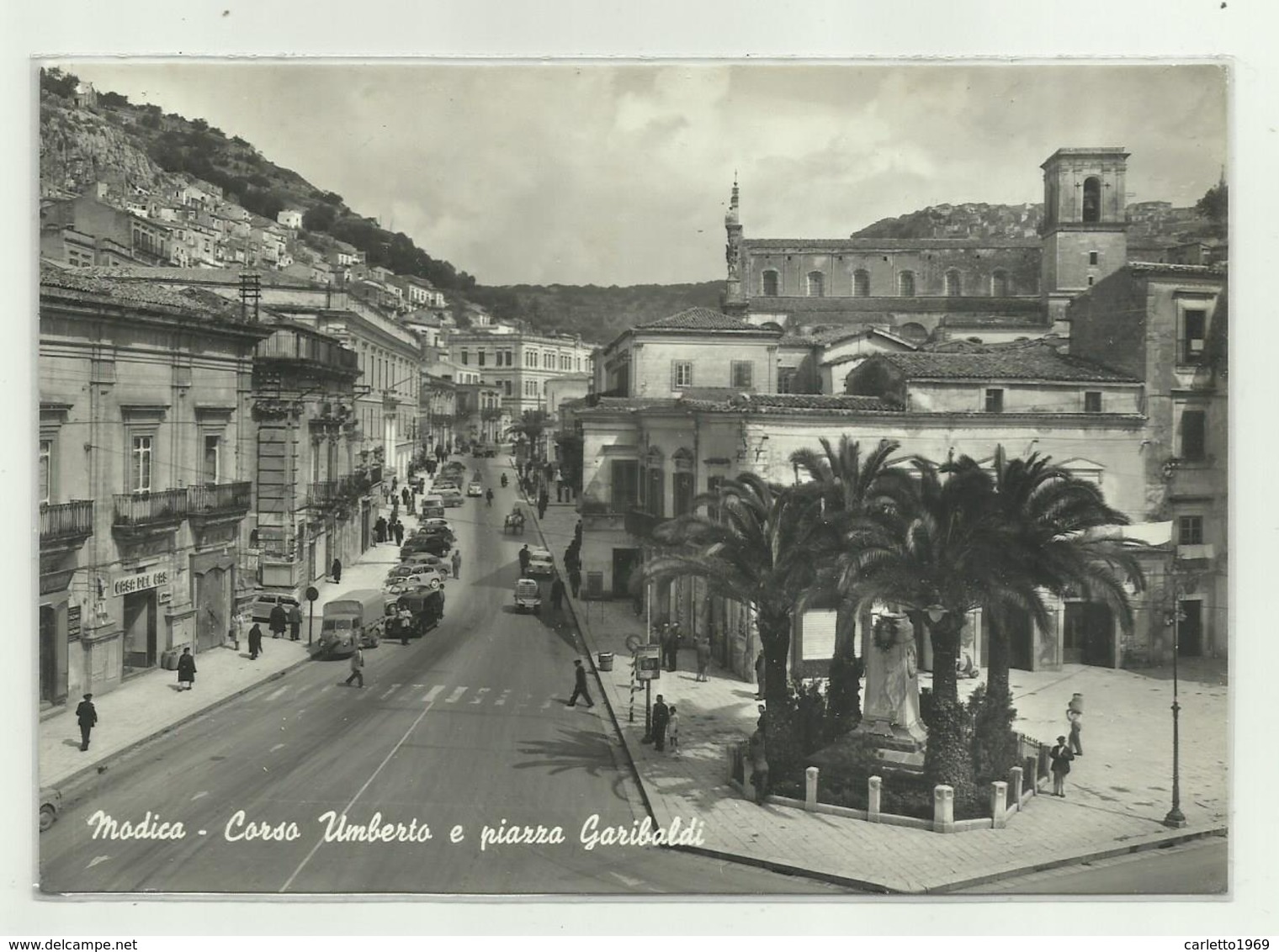 MODICA - CORSO UMBERTO E PIAZZA GARIBALDI  VIAGGIATA   FG - Modica