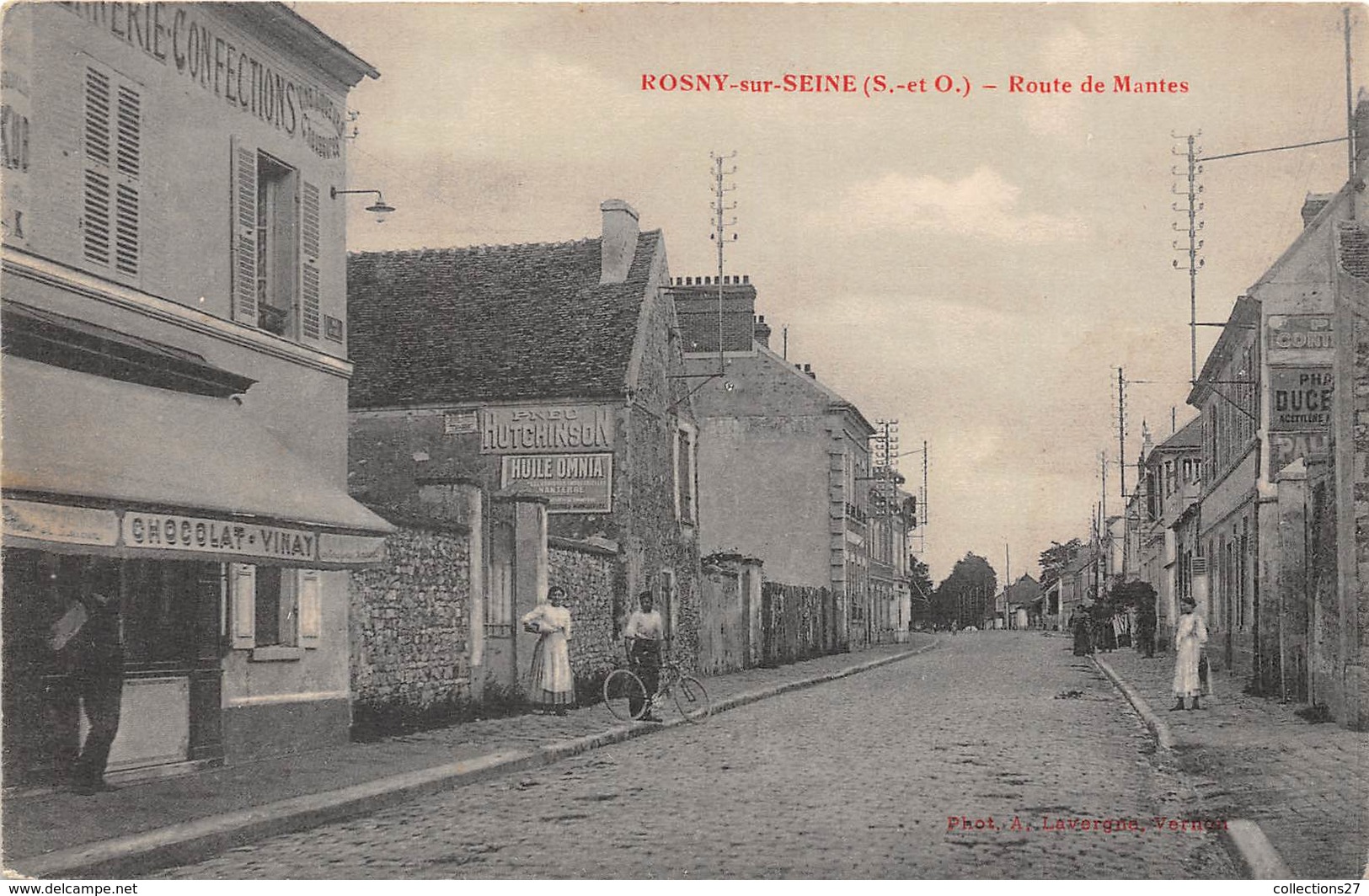 78-ROSNY-SUR-SEINE-ROUTE DE MANTES - Rosny Sur Seine
